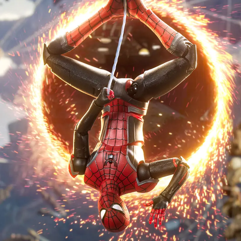 

Zd Toy Spider Man No Way Home Фигурка - Модернизированный костюм Коллекционное украшение ручной работы для мальчиков Идеальный подарок на день рождения для детей