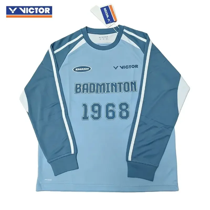 VICTOR Long Sleeve Training Shirt 2026 Perfect Dry Quick Dry Badminton Running