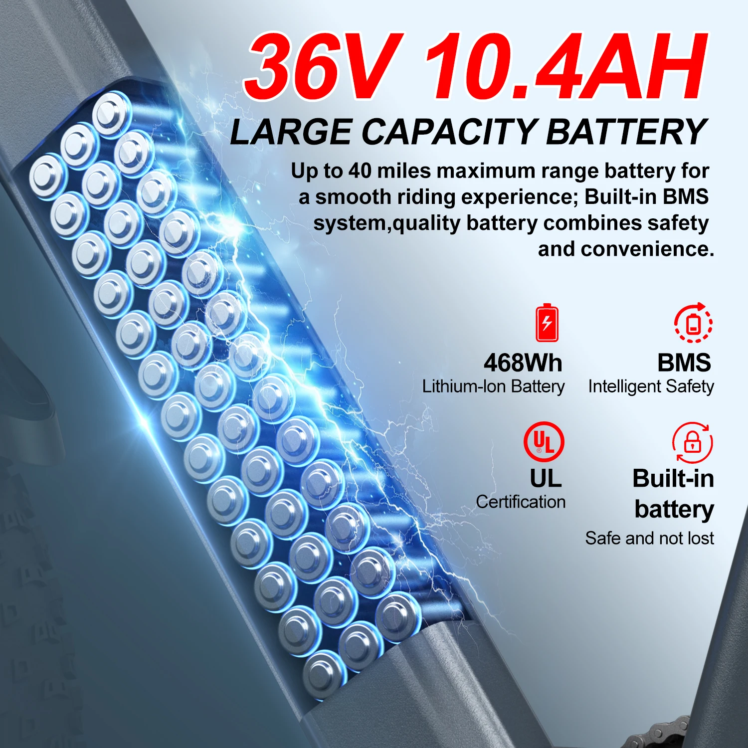 مستودع محلي الشحن ZL L26 الكبار Ebike الذروة 500 واط بطارية ركاب دراجة كهربائية 26 الإطارات الجبهة تعليق E-الدراجة #3