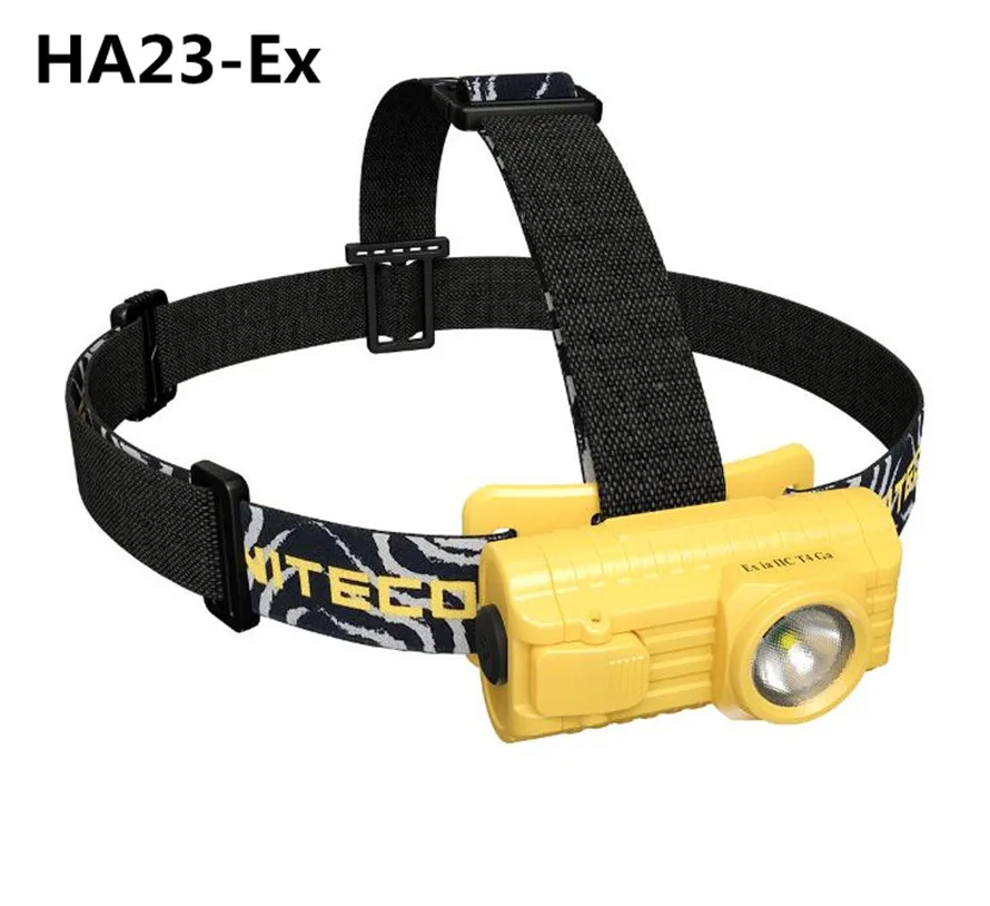 NITECORE HA23-Ex faro delantero ultraligero a prueba de explosiones ángulo de iluminación Led protección de Gas explosivo luz de trabajo