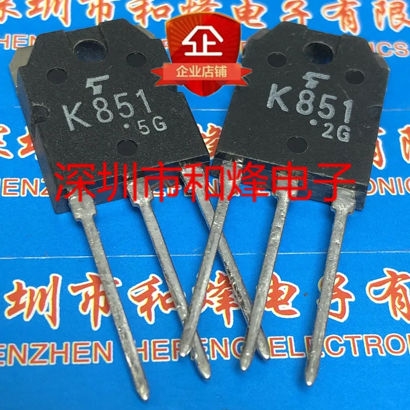 10PCS/LOT 2SK851 K851  TO-3P 250V 30A     Datasheet - Electronic Component for Professional Use
