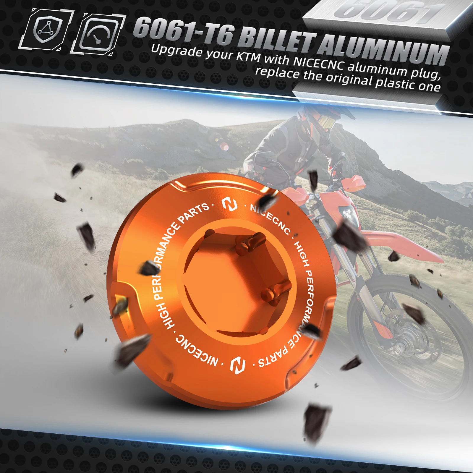 Generator Cover Threaded Plug Ignition Cover Plug For KTM 690 SMC R 690 Enduro/R 790/890 Adventure/R 1290 Super Adventure/R/S/T