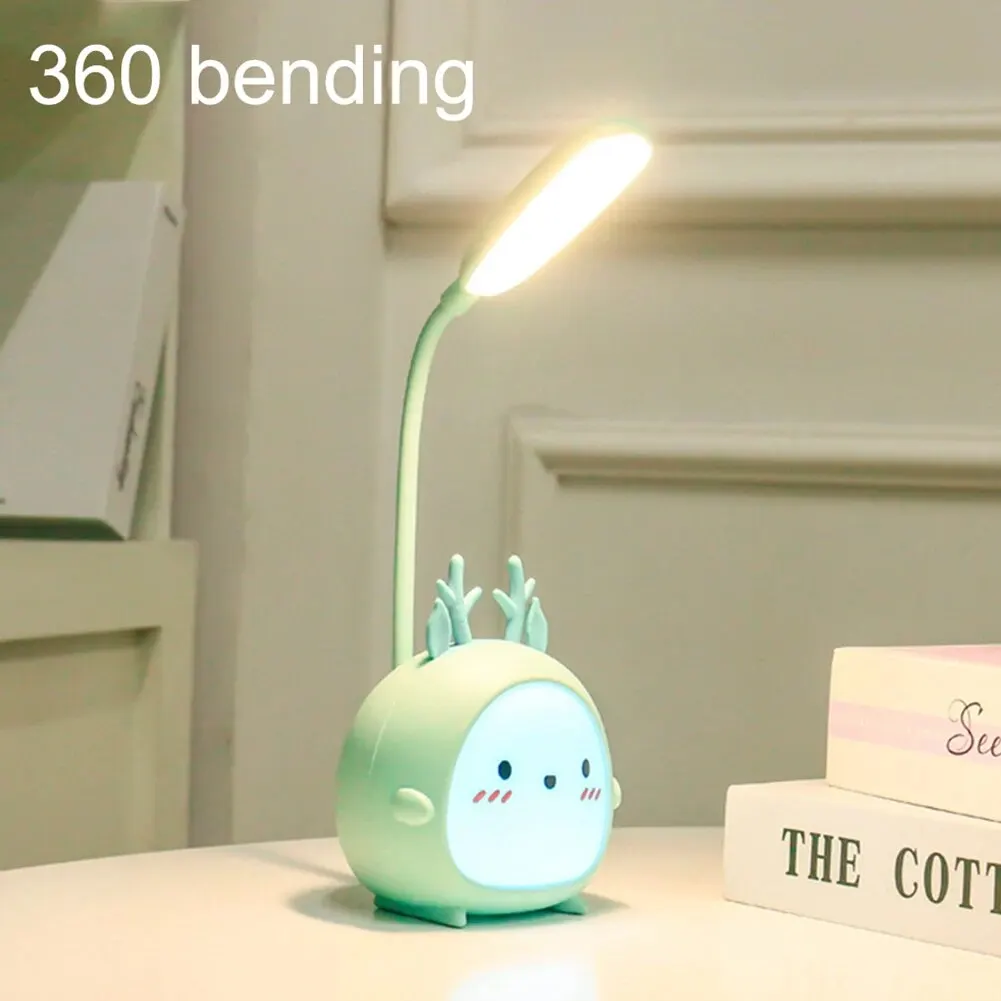 Portable Foldable Night Light 360 ° Adjustable 3 Lighting Modes Student Bedroom Dormitory Reading Lamp