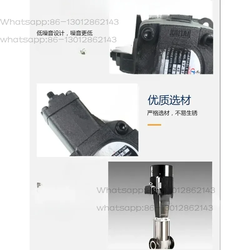 Variable Displacement Hydraulic Vane Pump VP-SF-12/15/20/30/40-D VP-20D Flat Keyed Shaft Oil Pump For Industrial Hydraulic Syste