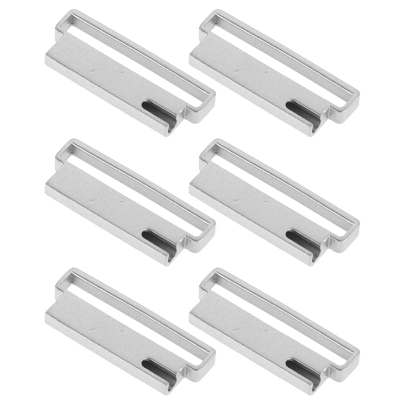 

6pcs Watch Strap Connector Stainless Steel Replacement Links Attachment Parts Compact Small Watchband Adapter