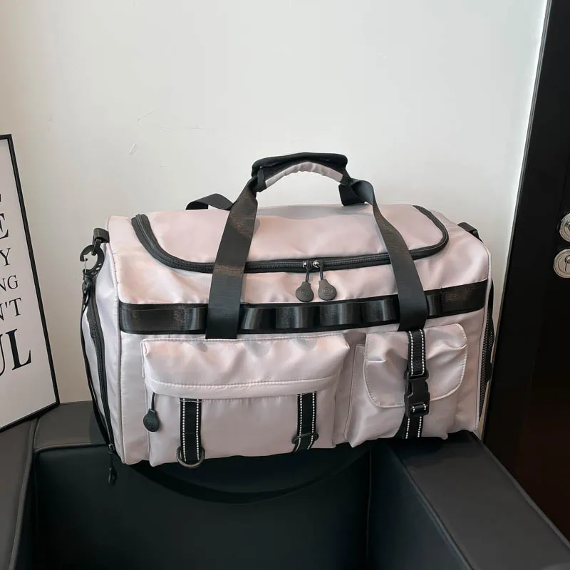 

Luxury Women's Cloth Tote Bag Casual Shoulder Crossbody Bag Large Capacity Travel Weekender Handbag Designer Style Zipper Purse