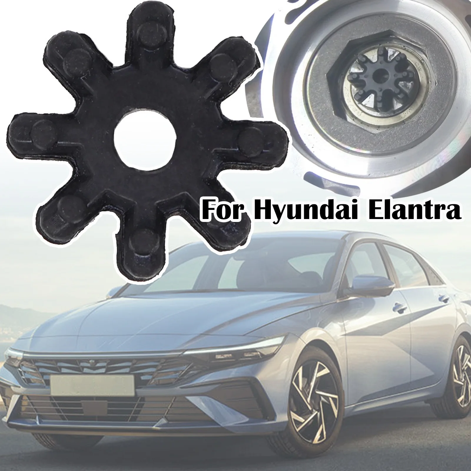 

For Hyundai Elantra HD MD UD Avante Car Flexible Steering Column Shaft Coupler Coupling Rubber Replacement 2007-2014 56315-2K000