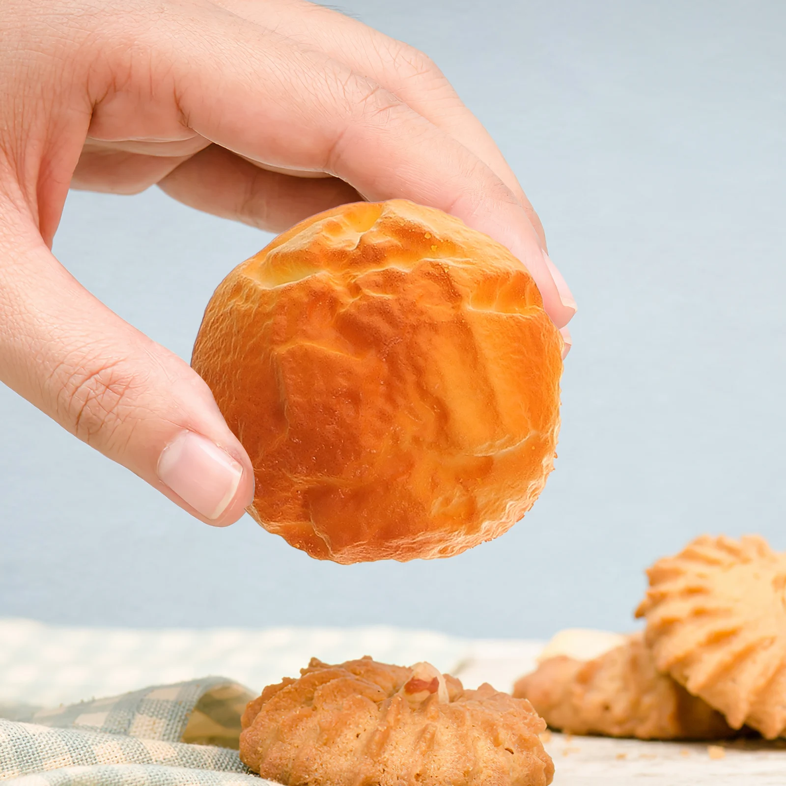 

6 Pcs Simulation Cake Model Props Fake Bread Ornament Artificial for Display Simulated Pu Food Decor Toy Decoration