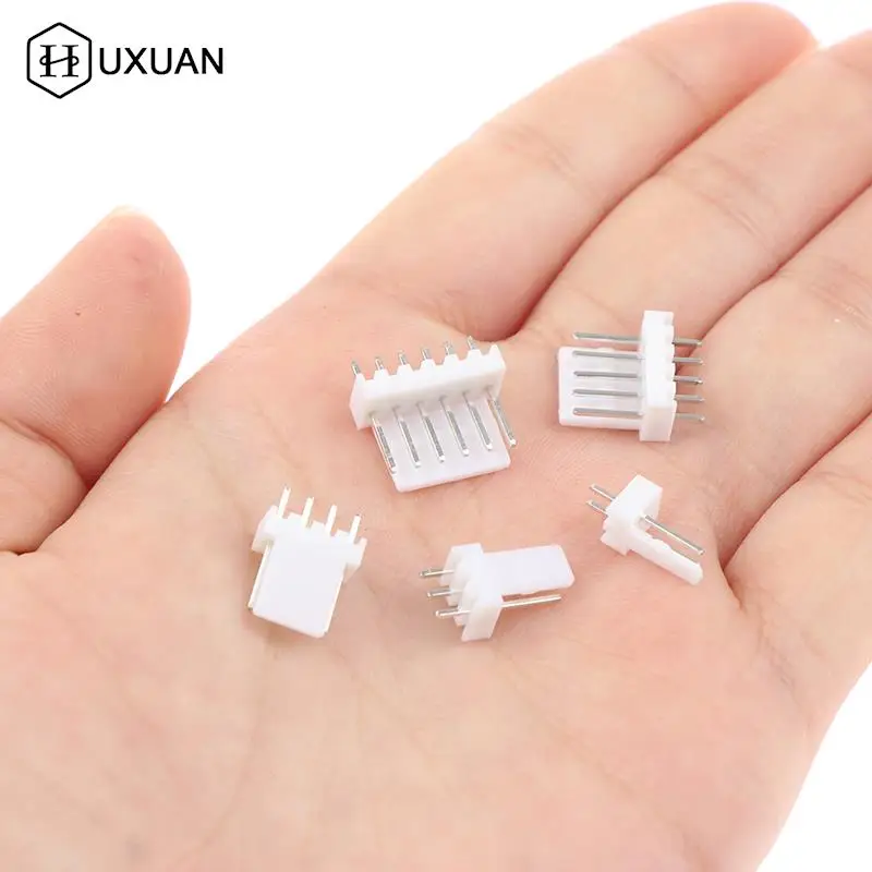 50Pcs KF2510 Connector 2.54MM Male Pin Header 2/3/4/5/6Pin Fan Connector For  For Computer Fan