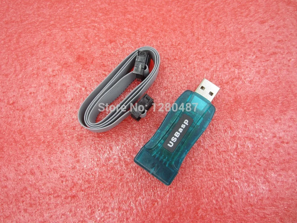 HAILANGNIAO 2set 10 Pin Convert to Standard 6 Pin Adapter Board+5V USBASP ISP AVR Programmer Case