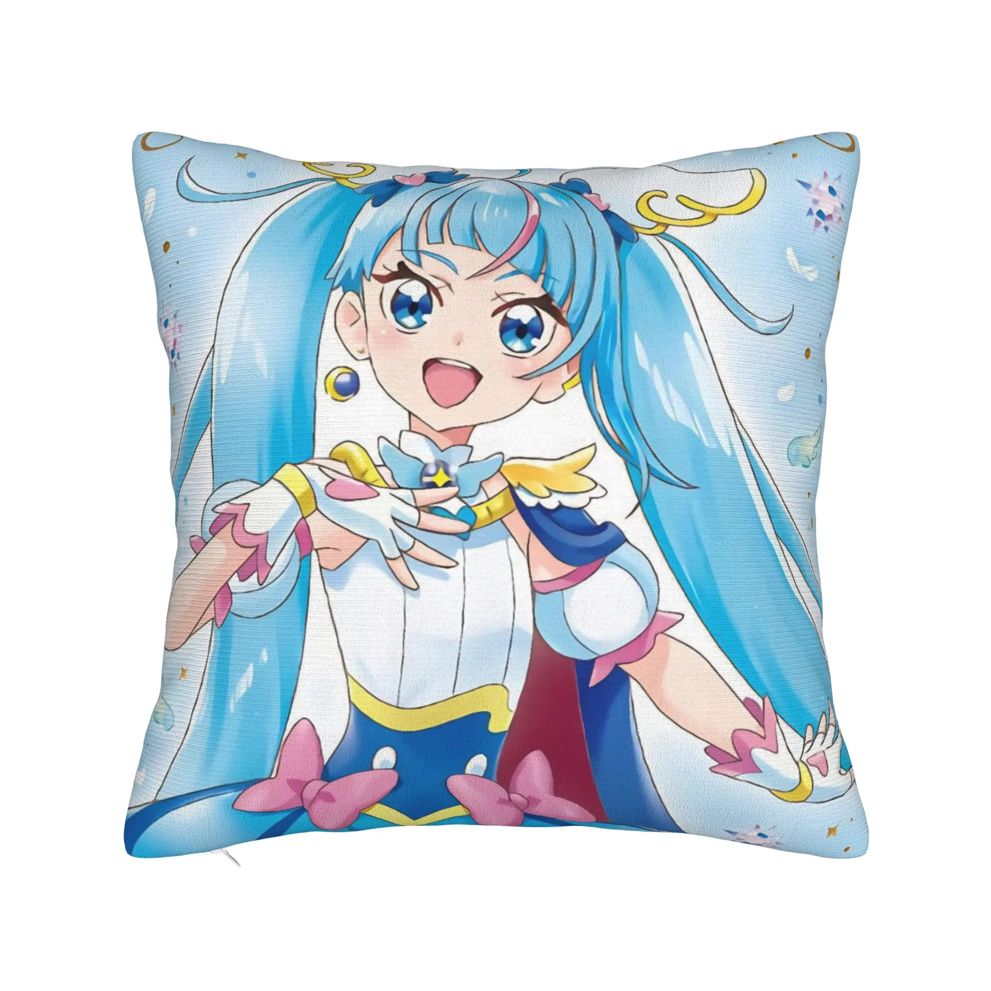 Decorative Pillow Covers Soaring Sky Pretty Cure Merchandise Home  Throw Pillow Case Cover Drop Shipping Multiple Sizes