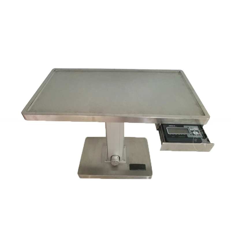 

Stainless Steel Electric Lifting Weighing Scale Tables Pet Clinic Veterinary Treatment Table Dog Weighing Table