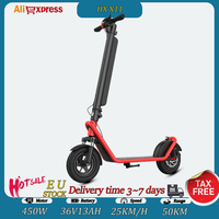 HX X11 Electric Scooter 450W Motor 36V13AH Removable Battery E-Scooter Foldable 10-inch Tires Maximum Range 45KM Adult EScooters