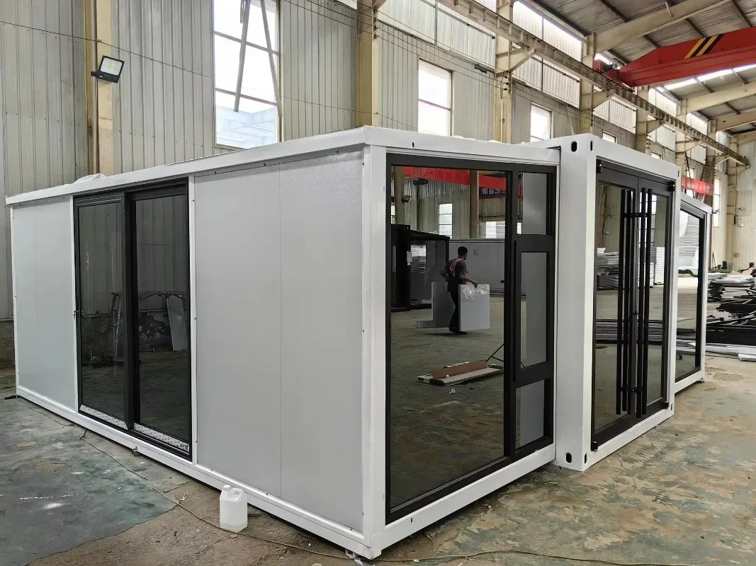 Prefab Expandable Container Home Foldable Steel Structure 20ft Mobile Tiny House Tiny House Cabin Mobile Home
