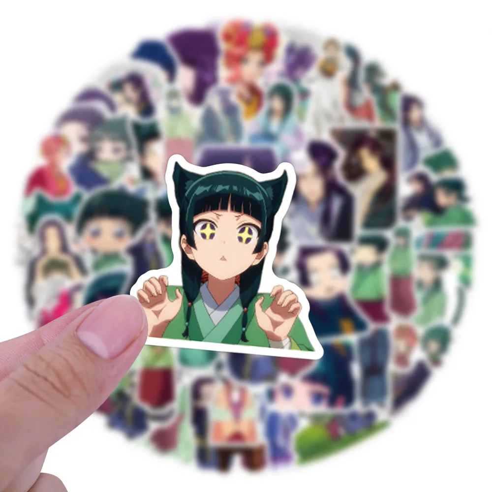 

60/120PCS Maomao Apothecary Diaries Stickers Jinshi DIY Stickers Scrapbooking Phone Luggage Skateboard Vinyl Waterproof Decals