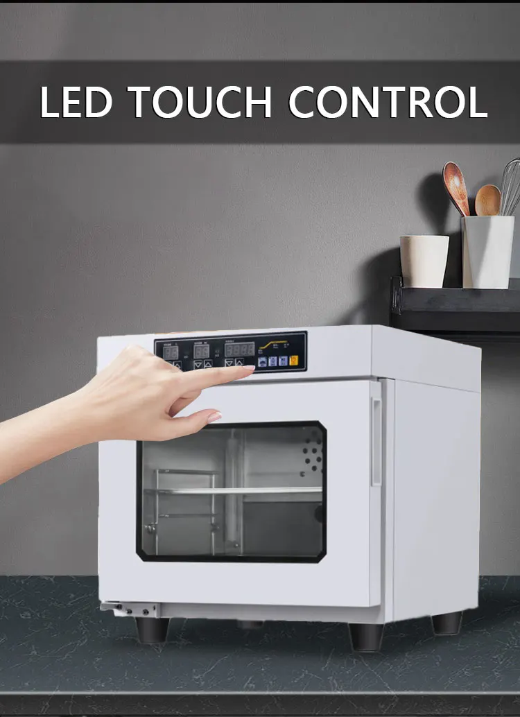 فرن صينية خبز تجاري جديد مكون من 3 طبقات مع تحكم مستقل في درجة الحرارة وصندوق تخمير مبلل، فرن بيتزا على الطراز الأوروبي