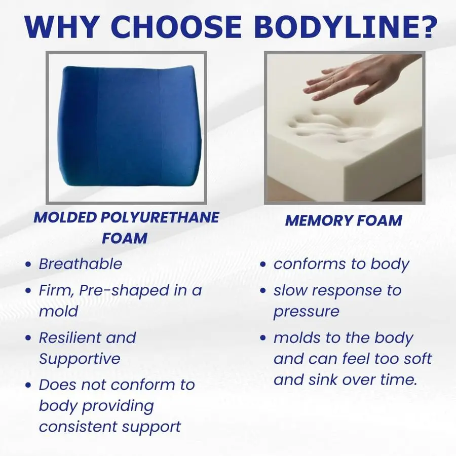 Rugkussen Chiropractor Ontworpen lendensteunkussen voor bureaustoel, auto, thuis Schuim met hoge veerkracht, ergonomisch ontwerp