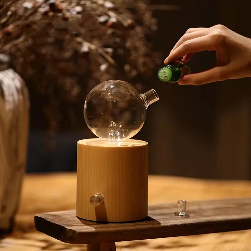Difusor de aceite esencial sin agua, nebulizador portátil, ambientador de aire usb, máquina difusora de aroma de vidrio, vaporizadores de habitación, difusor de aroma
