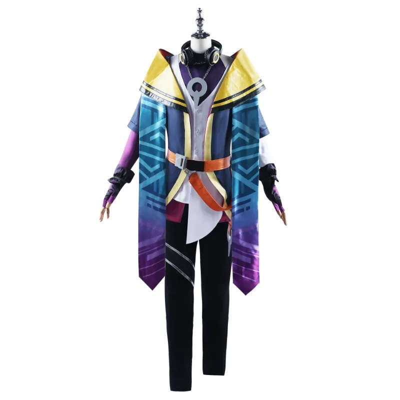 Gioco LOL HEARTSTEEL Aphelios Costume Cosplay League of Legends Men Halloween Roleplay Party outfit parrucca Aphelio Suit Set completo