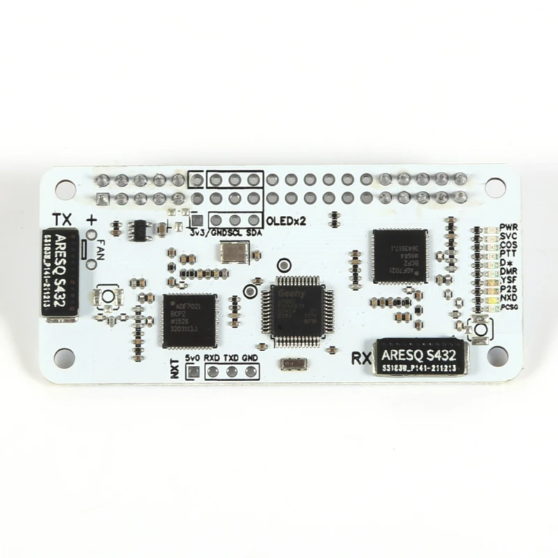 AISANRAY Duplex MMDVM Hotspot Board UHF VHF Buil-in Antenna Support P25 DMR YSF For Raspberry Pi Zero W 0W 2W 3B+ 4B 4B+