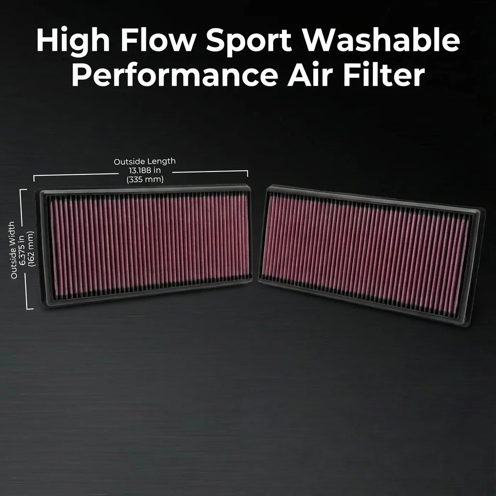 

Для Land Rover Defender 90 110 130 4,4 5,0 V8 LR4 Discovery III IV V 2,0 3,0 5,0 л 2010-2025 Спортивный воздушный фильтр с высоким расходом 33-2446