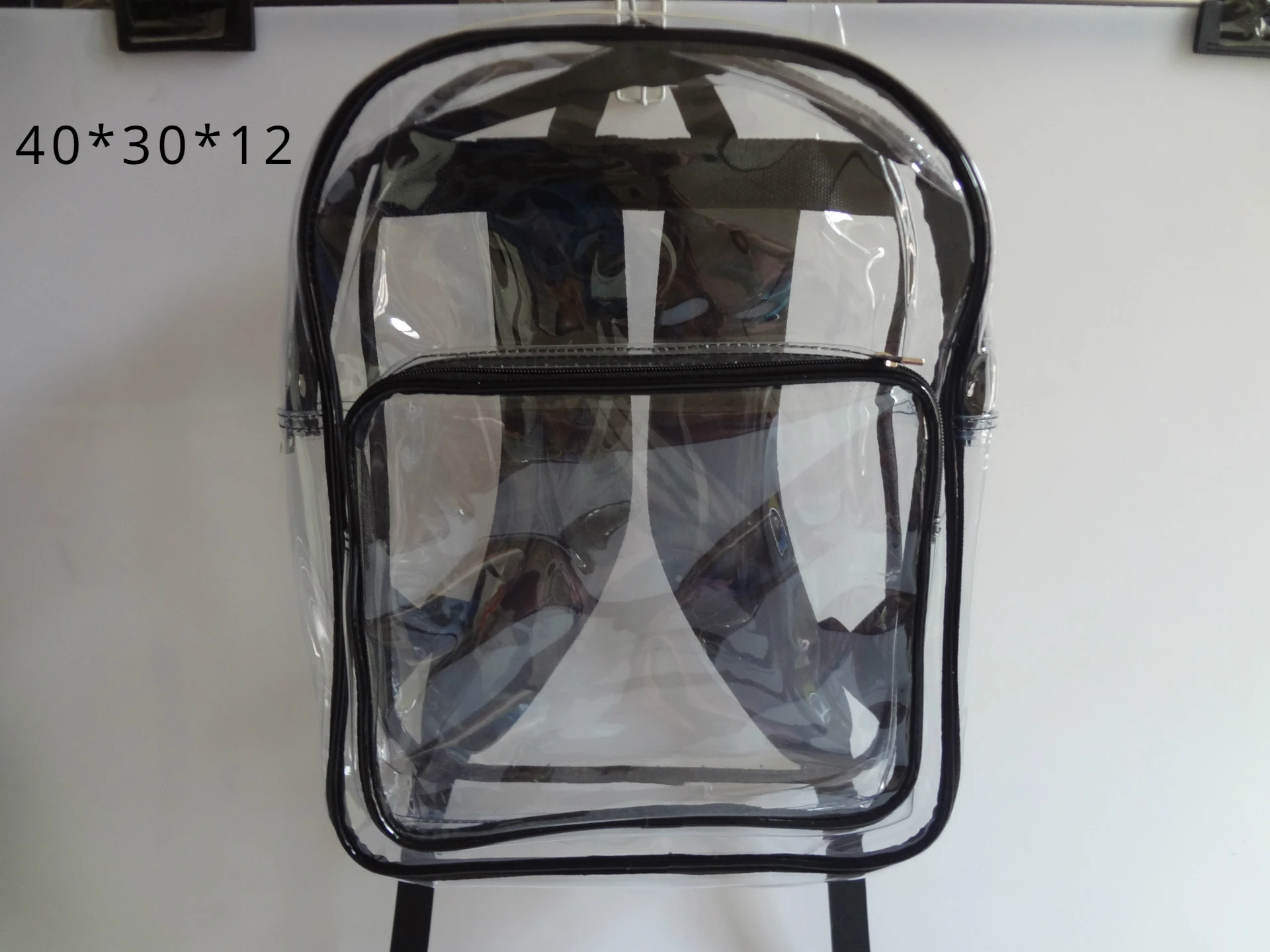 

40 * 30 * 12 Vertical Square Shaped Transparent Backpack for Both Men and Women Sports Bag Beach Bag