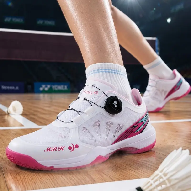 2026 Hot Sale Badminton Mans Shoes Breathable Indoor Court Men Shoe Unisex Tennis Shoes Men Quick Lacing Table Tennis Shoe Man