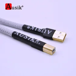 Аудиокабель HiFi USB 2.0 тип A на B/Canare, аудиокабель, USB-кабель для передачи данных для ПК, MP3, CD, DVD, усилитель DAC