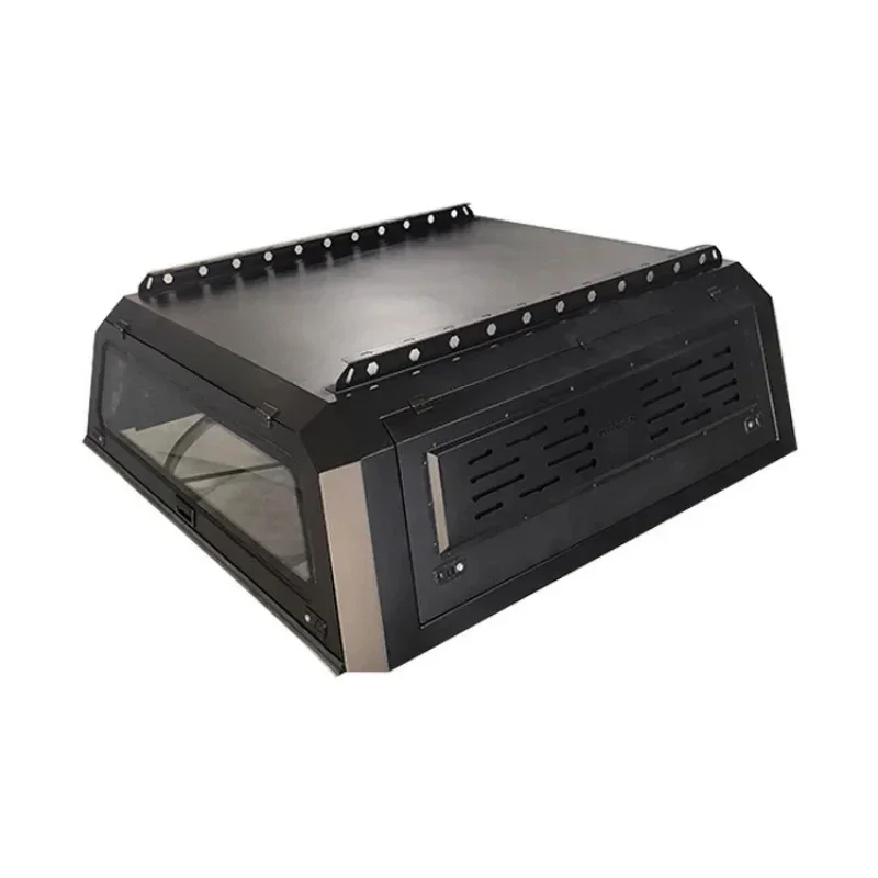 KQX Best SellingFactory Manual Operation Pickup Canopy Waterproof Hinged Truck Canopy Ranger F-150High Quality