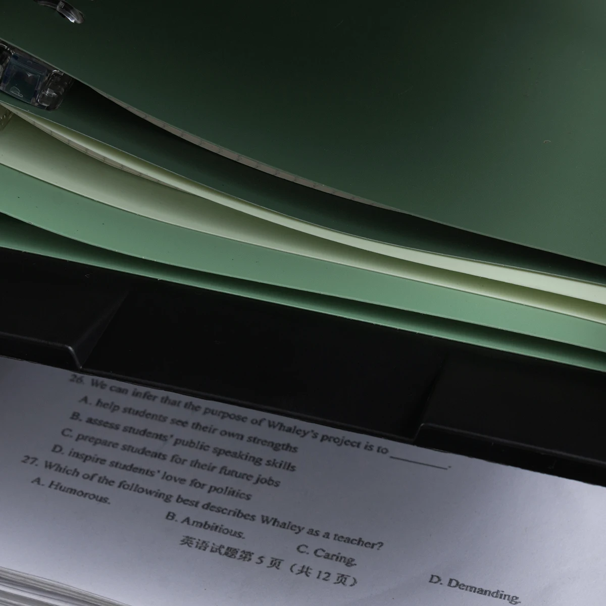 Three-Layer File Holder Horizontal File Rack Desktop File Tray Classification Organizer Information Rack Stationery Storage Tray