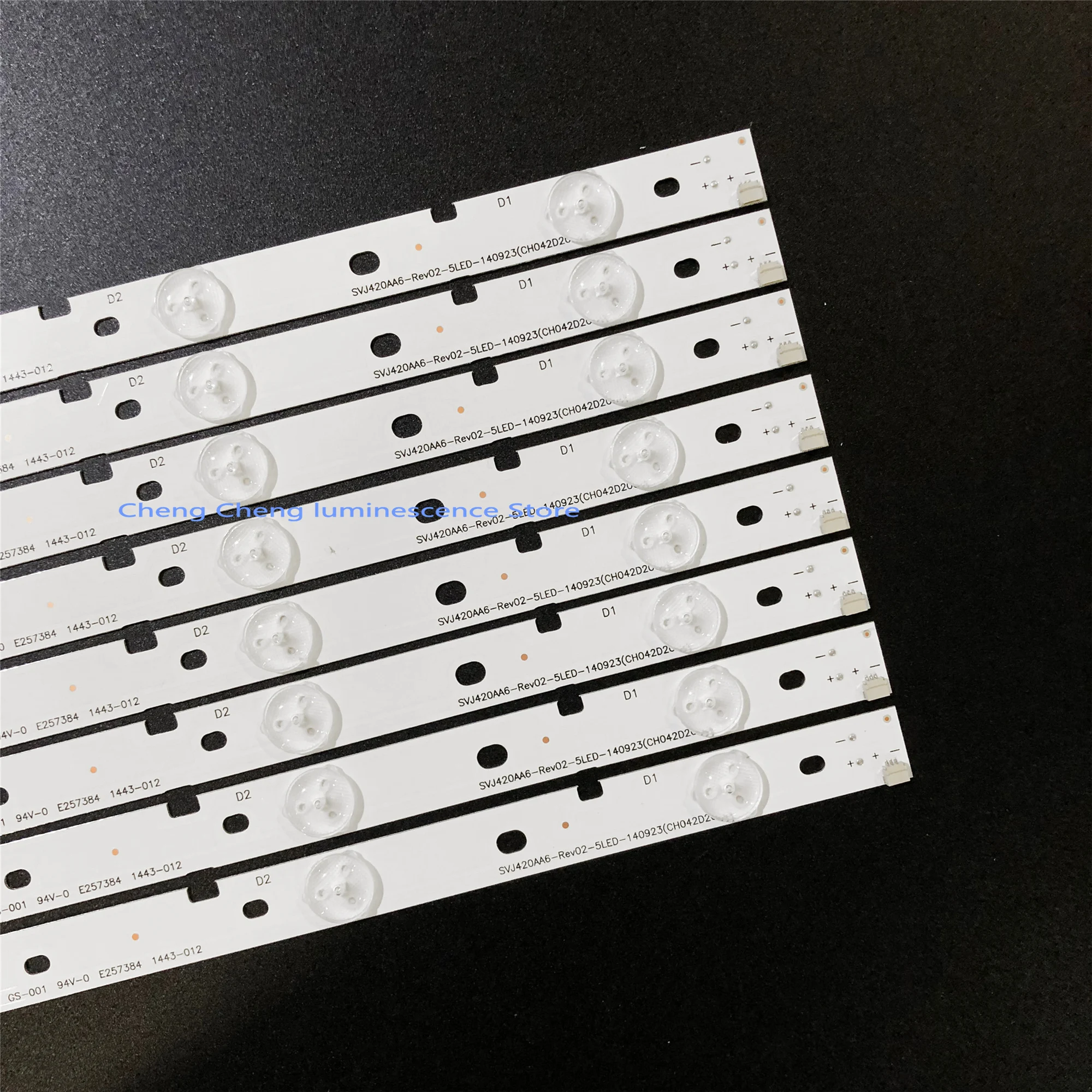 1Set=8PCS 430mm LED Backlight strip for 42D2000N bar light SVJ420AA6-REV02-5LED-140923(CHD42D2000) 100%new