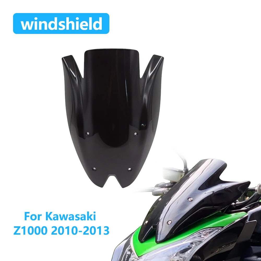 

Windshield For Kawasaki Z1000 Z 1000 2010 2011 2012 2013 Windscreen Wind Deflectors Screen Double Bubble Motorcycle Accessories