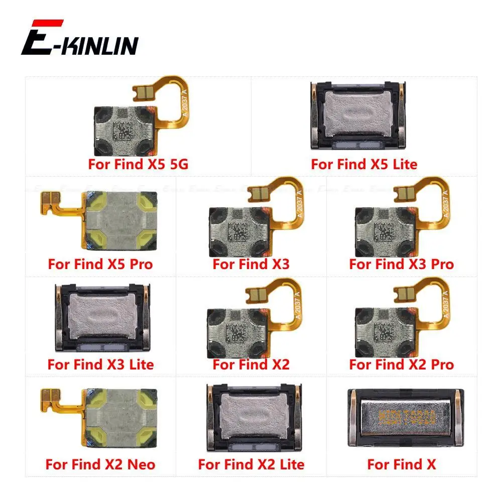 Built-in Earphone Earpiece Top Ear Speaker Flex Cable For OPPO Find X5 X X2 X3 Lite Pro Neo 5G