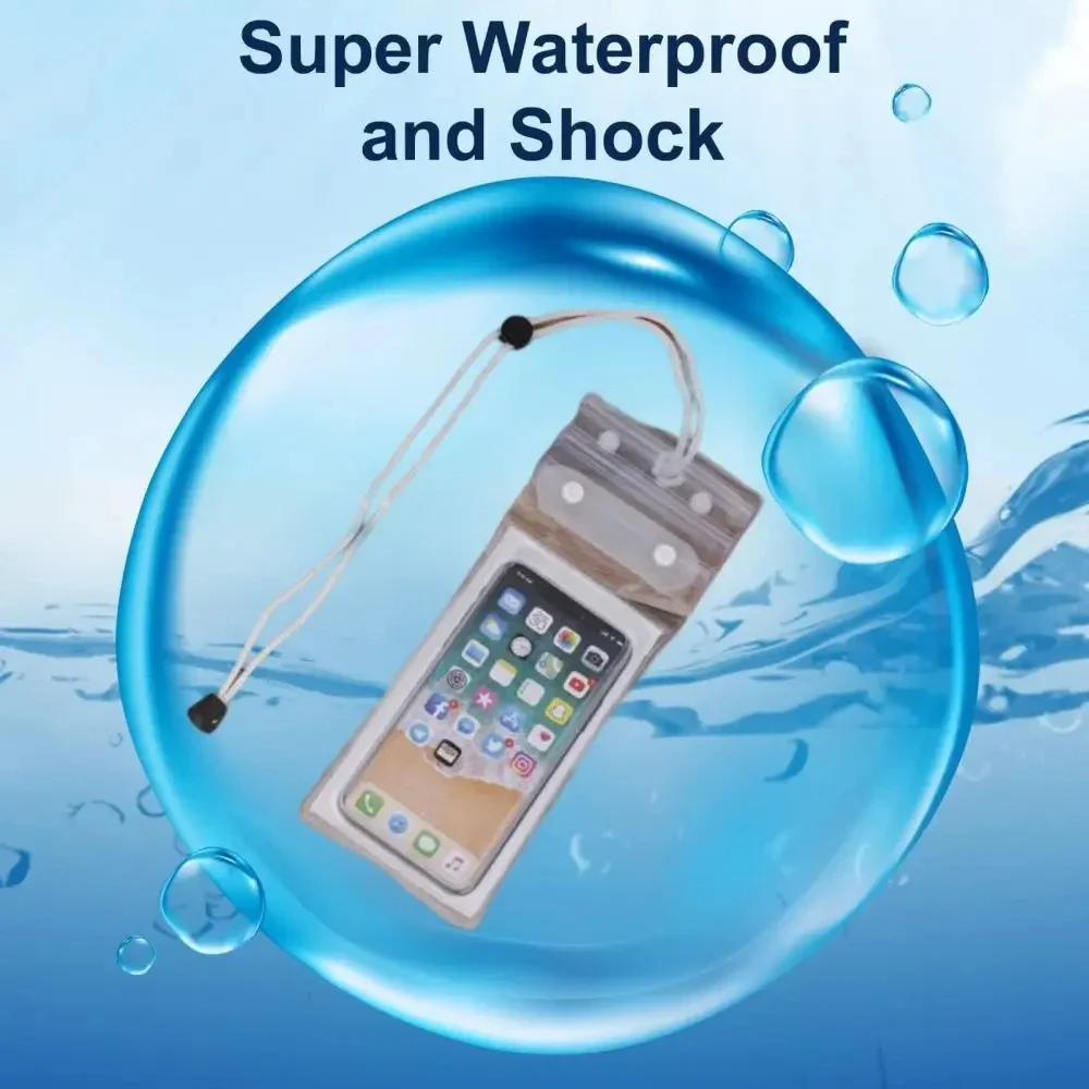 Waterproof Mobile Phone Bag Tangible Bag Drift Diving Swimming Waterproof Bag Big Mobile Phone Covers Underwater Dry Bag