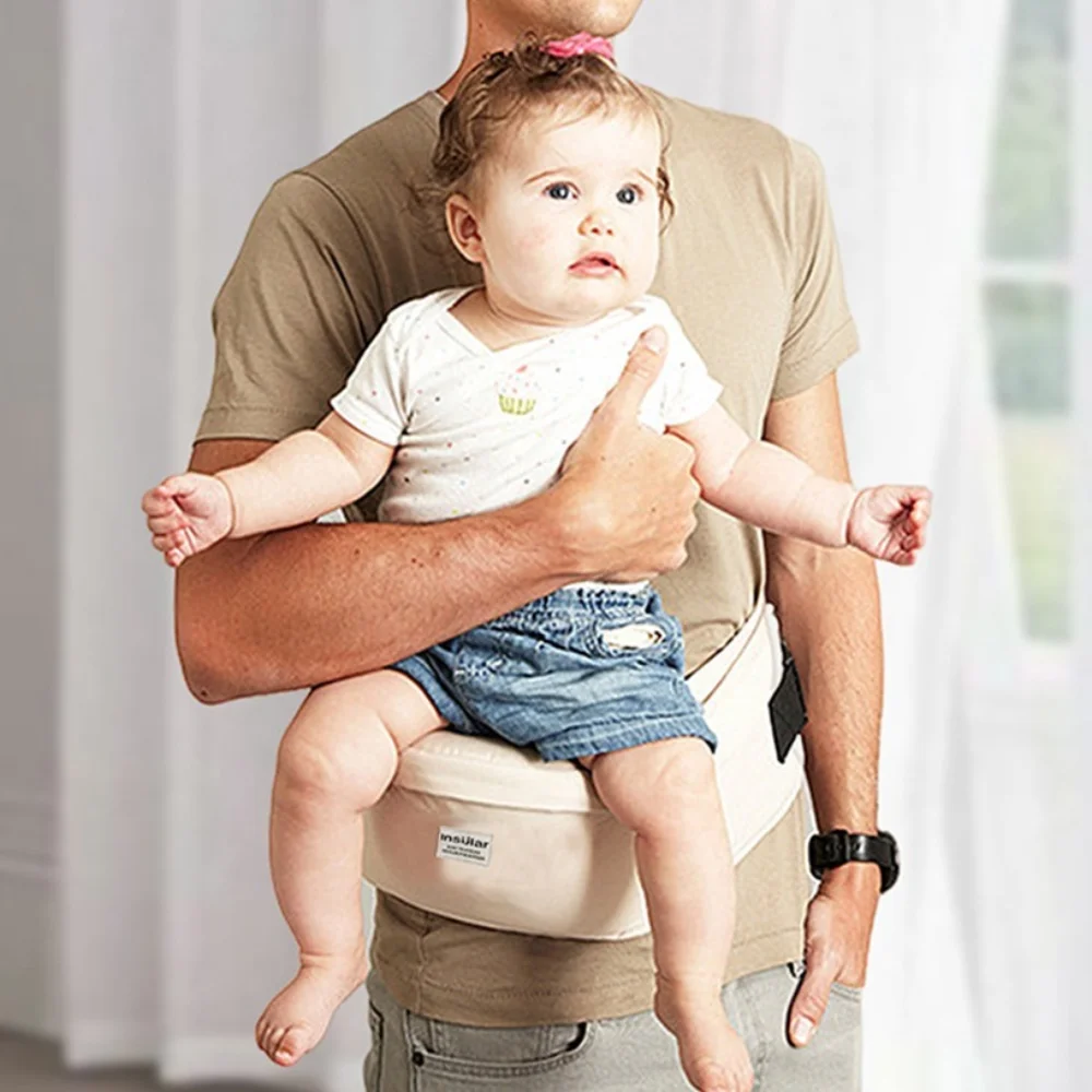 

Breathable Baby Carrier Newborn Front Holding Infant Kangaroo Bag Baby Waist Stool Soft Material Waist Stool Strap