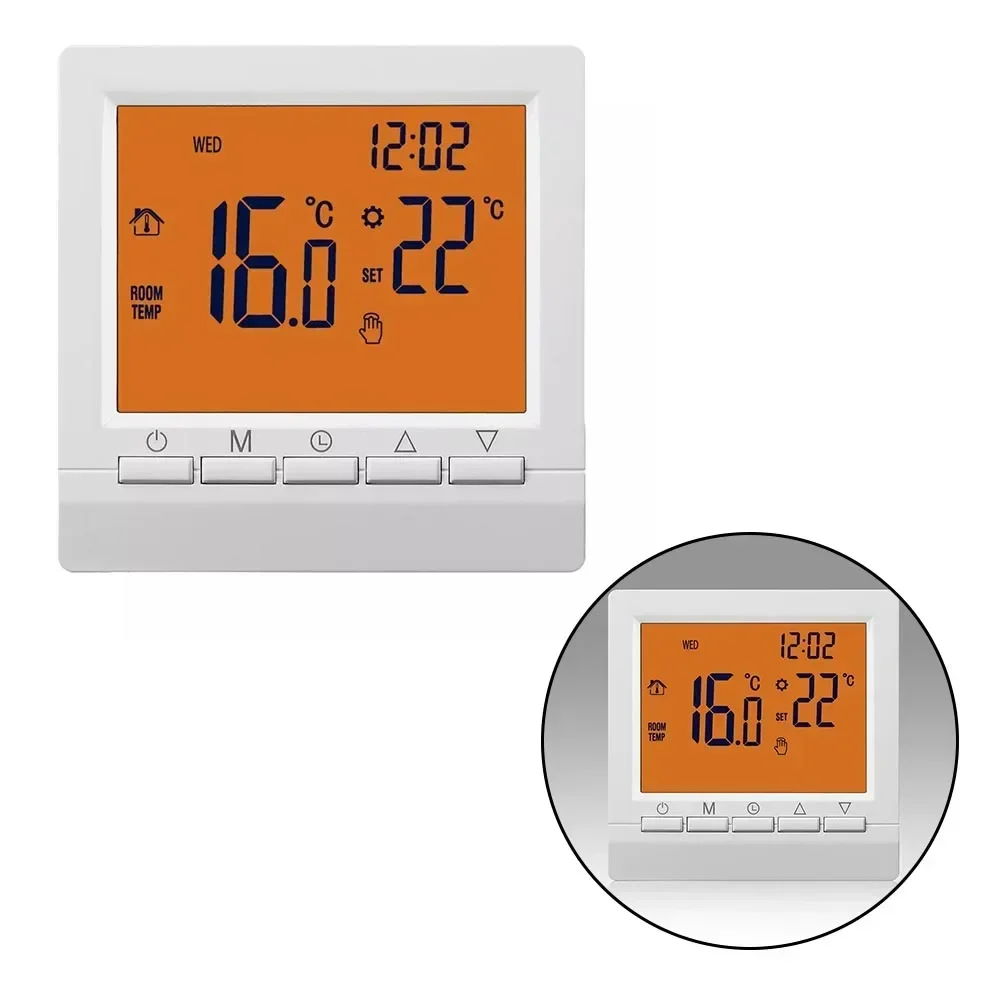 Augenschutz Bildschirm Schlafzimmer LCD-Bildschirm Thermostat programmier barer Thermostat anpassbare Einstellungen Digital anzeige