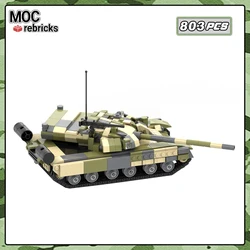 Military Vehicle Series T-84 Ukrainian Main Battle Tank Building Blocks Infantry Carriers Model Bricks Creative Kid's Xmas Toys