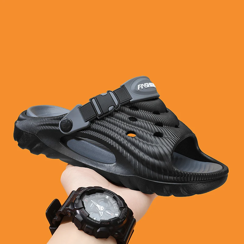 Men's Summer Outdoor Sports Shoes, Two-In-One, Double-Layered, Thick-Soled, Comfortable, Lightweight Beach Sandals