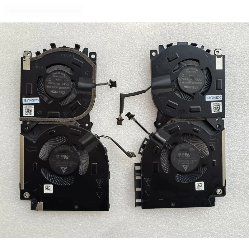 

New Original Laptop CPU GPU Cooling Fan For DELL Alienware X15 R1 R2 082VD4 07M2CV 0V0G61 02H5HD NS85C37 NS85C38