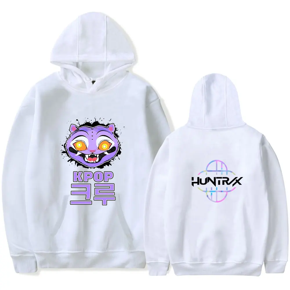 KPop Demon Hunters Vintage Merch Hoodie Men and Women Hip-hop Sports Pullover Sweatshirt