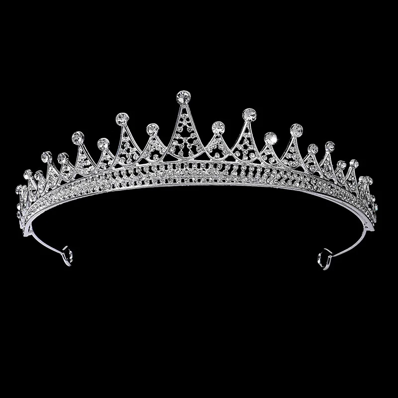 Crystal Tiara Bridal Jewelry Exquisite Bride Party Rhinestone Bridal Crown New Hair Jewelry Women Headpiece Hair Accessorie