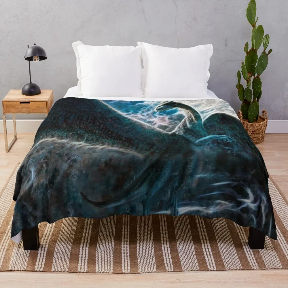 

Saphira The Dragon From The Hit Eragon Movie Throw Blanket Summer Beddings bed plaid Blankets