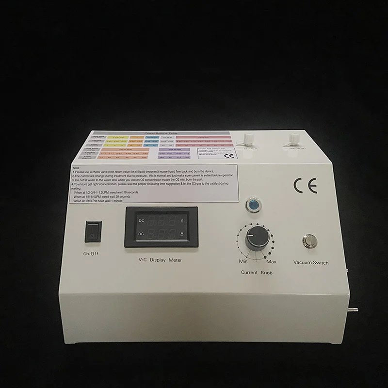 Digital Screen Medical Ozone Generator 1-120 ug/ml Adjustable With Vacuum Function