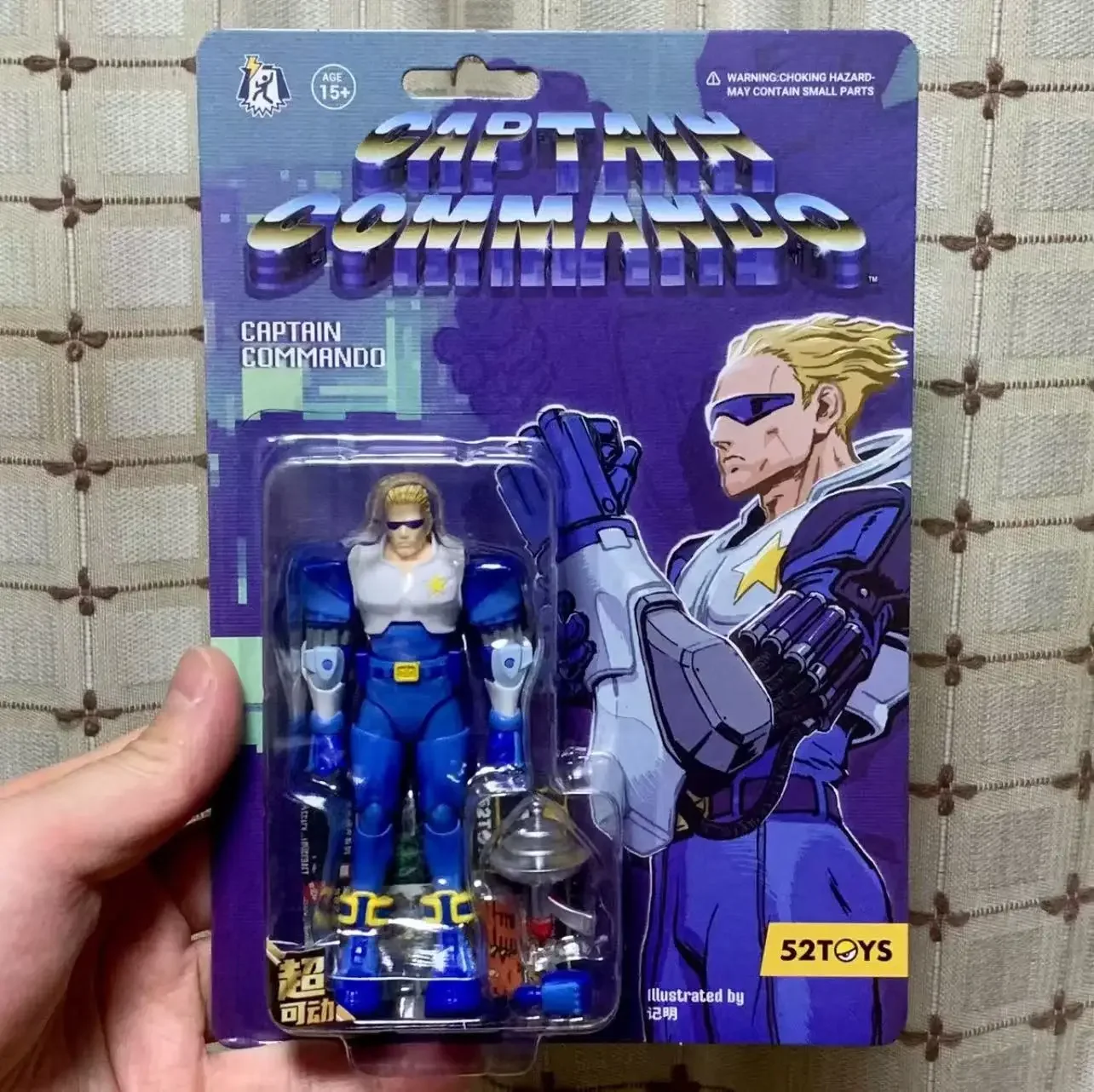 52toys Captain Commando 1/18 Figure Mack The Knife Ginzu The Ninja
