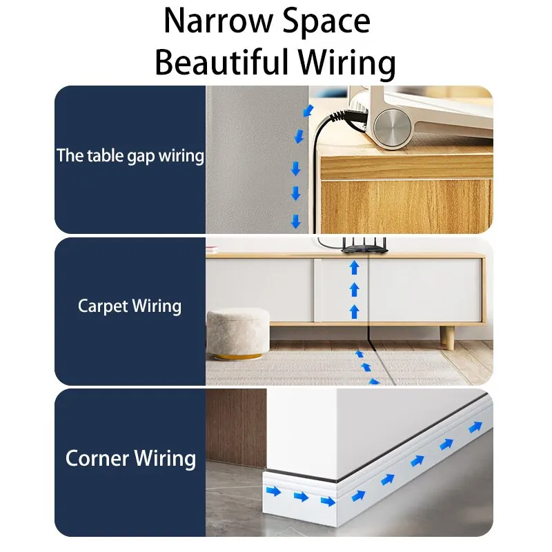 Cat 7 Ethernet Cable Cat7 High Speed Flat Gigabit STP RJ45 LAN Cable 10Gbps 1250MB/S Network Cable Patch Code Router Ethernet