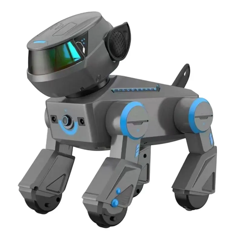 WOWFU-Ai Smart Robot Dog For Kids Aged 6+ Gesture Touch Remote Control Bluetooth Speaker Song Programmable Cool Lighting