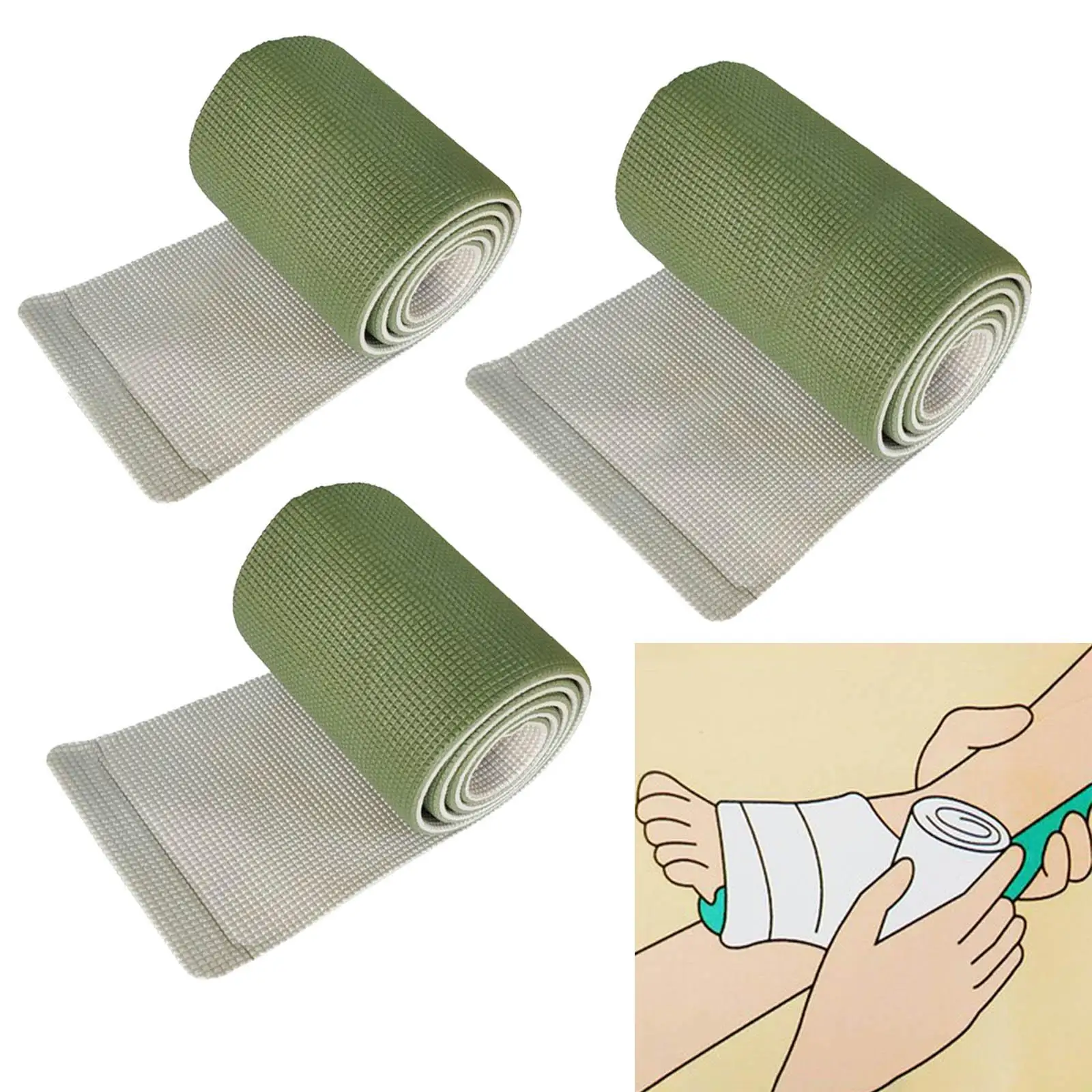 Stecca in alluminio Stecca di pronto soccorso di emergenza per stecca di sopravvivenza per polso gamba