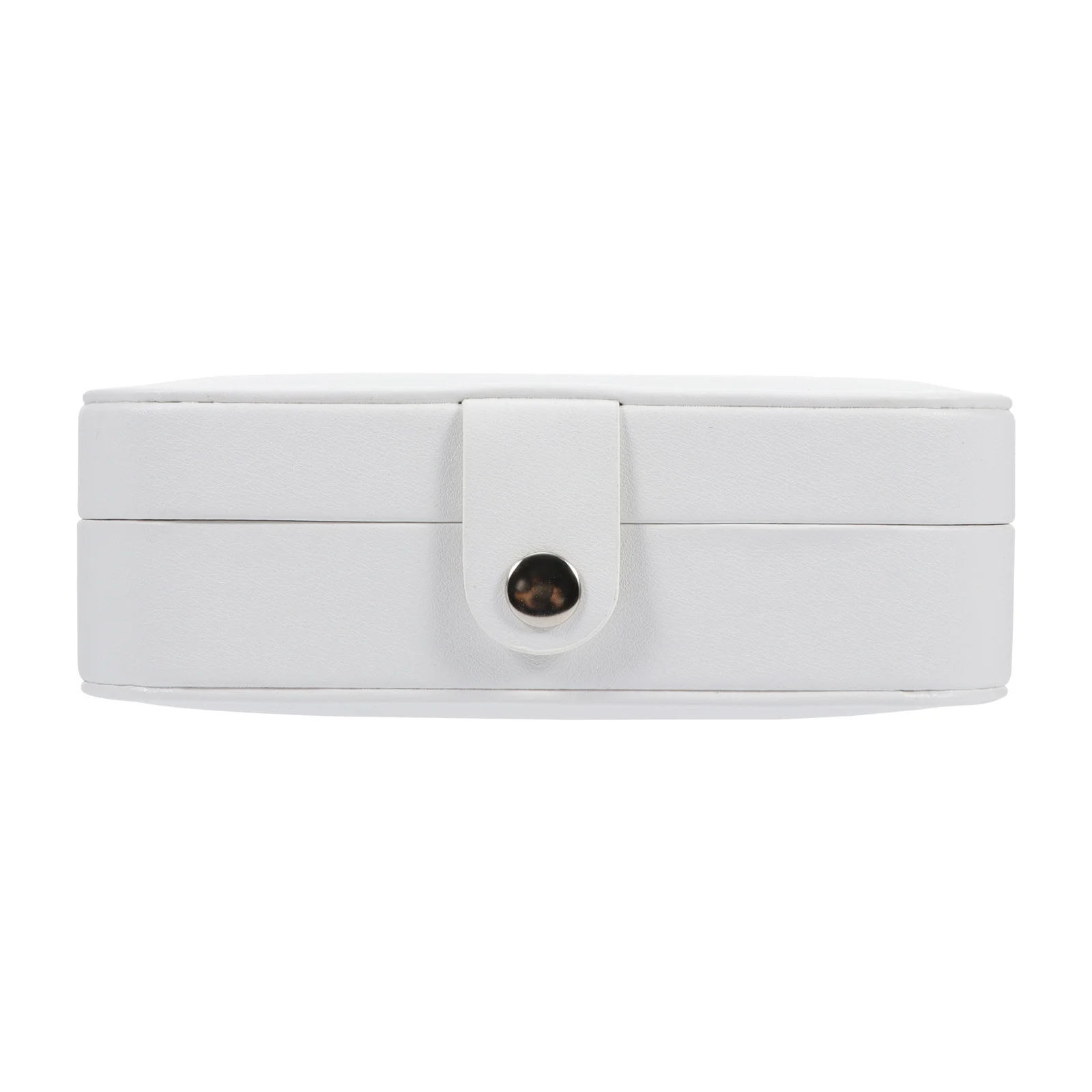 1Pcs PU Jewelry Box Ring Necklace Organizer Travel Storage Portable Container Soft Lint Interior Scratch Resistant Durable