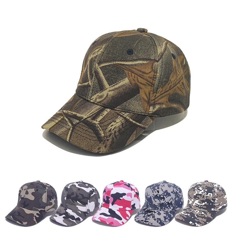 Out Door Casual Caps For Men Camouflage Baseball Cap Custom Embroidered Logo Hats Print Text Hats Custom Logo Cap For Women