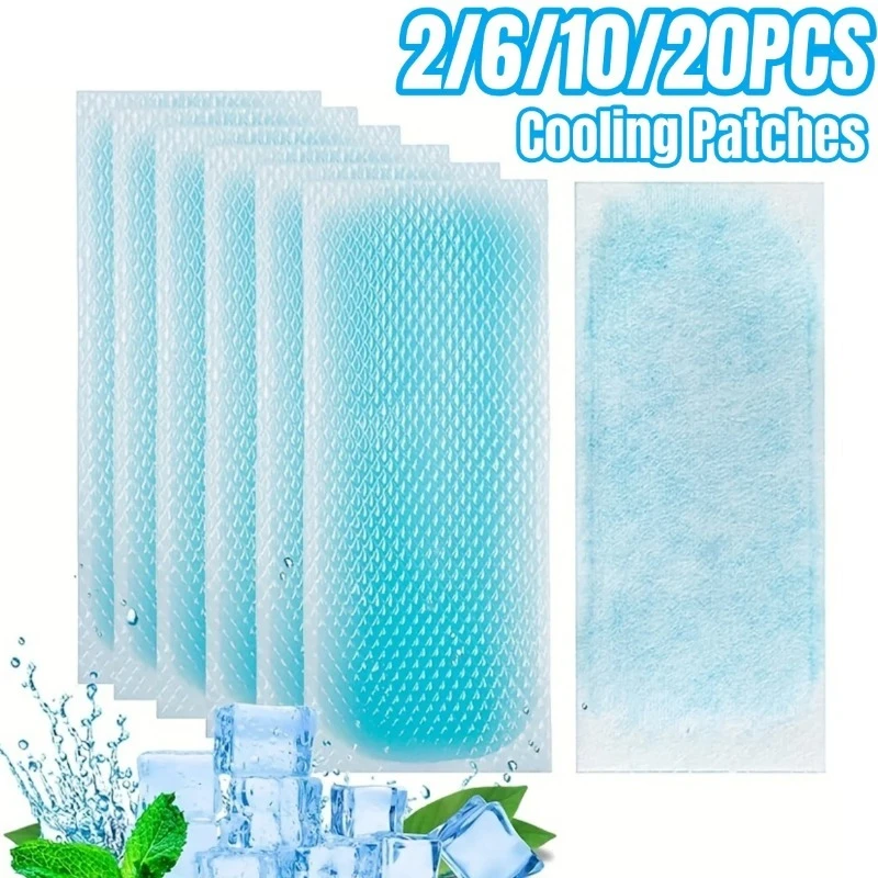 Cooling Gel Pads Physical Cooling Patches Summer Heatstroke Relief Stickers Baby Adults Fever Phone Cooling Sticker